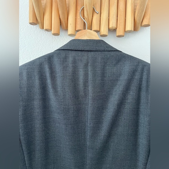 Suitsupply Men Wool Suit Jacket Grey Slate S110 Formal Business Work Size 38 - Picture 9 of 16